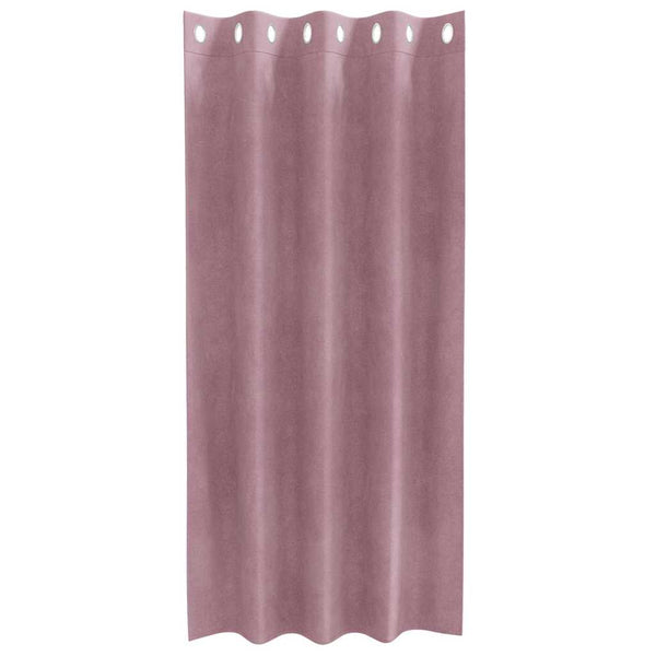Verhot 2 kpl Tumma vaaleanpunainen 140 x 175 cm Sametti