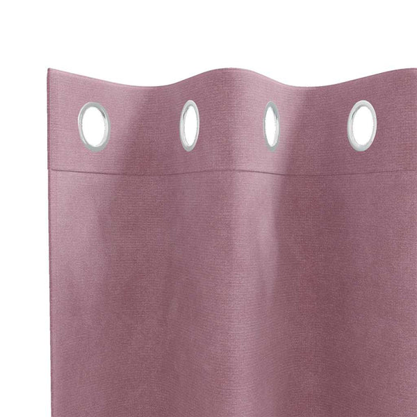 Verhot 2 kpl Tumma vaaleanpunainen 140 x 245 cm Sametti