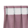 Verhot 2 kpl Tumma vaaleanpunainen 140 x 140 cm Sametti