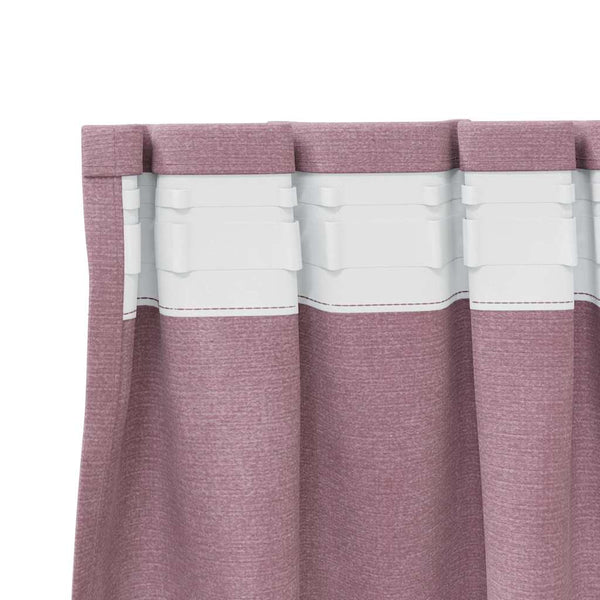 Verhot 2 kpl Tumma vaaleanpunainen 140 x 140 cm Sametti