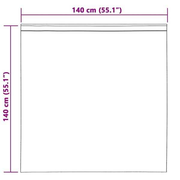 Verhot 2 kpl Tumma vaaleanpunainen 140 x 140 cm Sametti