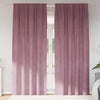 Verhot 2 kpl Tumma vaaleanpunainen 140 x 245 cm Sametti