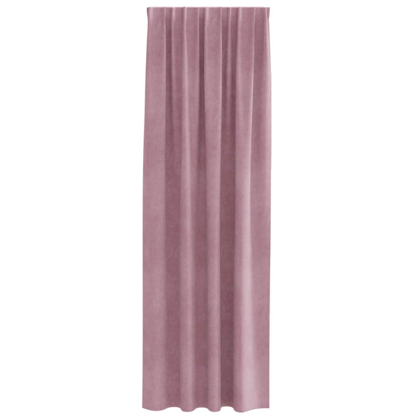 Verhot 2 kpl Tumma vaaleanpunainen 140 x 245 cm Sametti