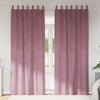 Verhot 2 kpl Tumma vaaleanpunainen 140 x 260 cm Sametti