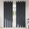 Verhot 2 kpl Vaaleanharmaa 140 x 225 cm Sametti