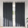 Verhot 2 kpl Vaaleanharmaa 140 x 225 cm Sametti