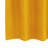 Verhot 2 kpl Sinapinkeltainen 140 x 225 cm Sametti