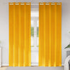 Verhot 2 kpl Sinapinkeltainen 140 x 260 cm Sametti