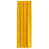 Verhot 2 kpl Sinapinkeltainen 140 x 260 cm Sametti