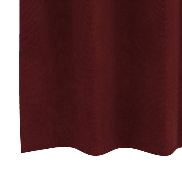 Verhot 2 kpl Viininpunainen 140 x 225 cm Sametti
