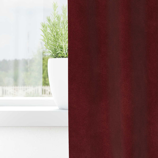 Verhot 2 kpl Viininpunainen 140 x 140 cm Sametti