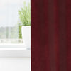 Verhot verhoilla 2 pcs Viininpunainen 140 x 175 cm Sametti
