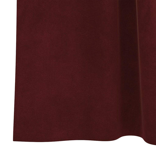 Verhot 2 kpl Viininpunainen 140 x 260 cm Sametti