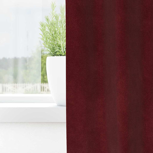 Verhot 2 kpl Viininpunainen 140 x 260 cm Sametti