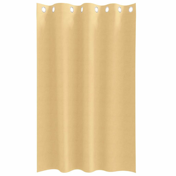 Pimentävä verho renkailla 2 kpl Beige 175 x 140 cm Polyesteri