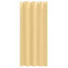Pimentävä verho renkailla 2 kpl Beige 245 x 140 cm Polyesteri
