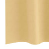 Pimentävä verho renkailla 2 kpl Beige 260 x 140 cm Polyesteri