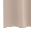 Pimentävä verho renkailla 2 kpl Taupe 260 x 140 cm Polyesteri