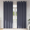 Pimentävä verho renkailla 2 kpl Antrasiitti 245 x 140 cm