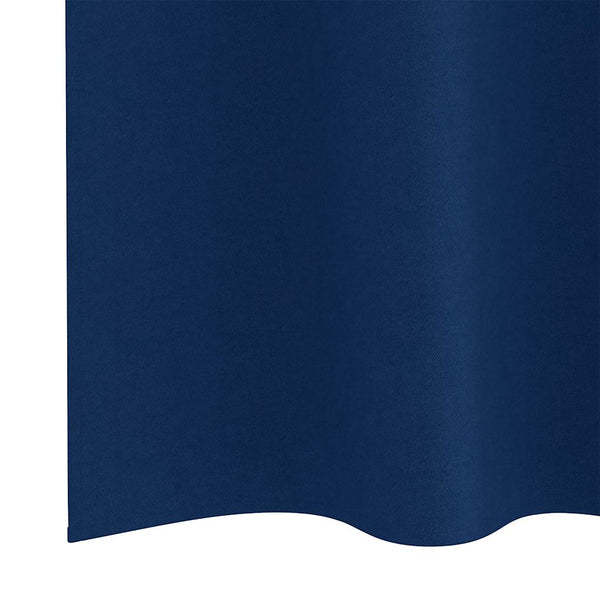 Pimentävä verho renkailla 2 kpl Tumma Sininen 260 x 140 cm