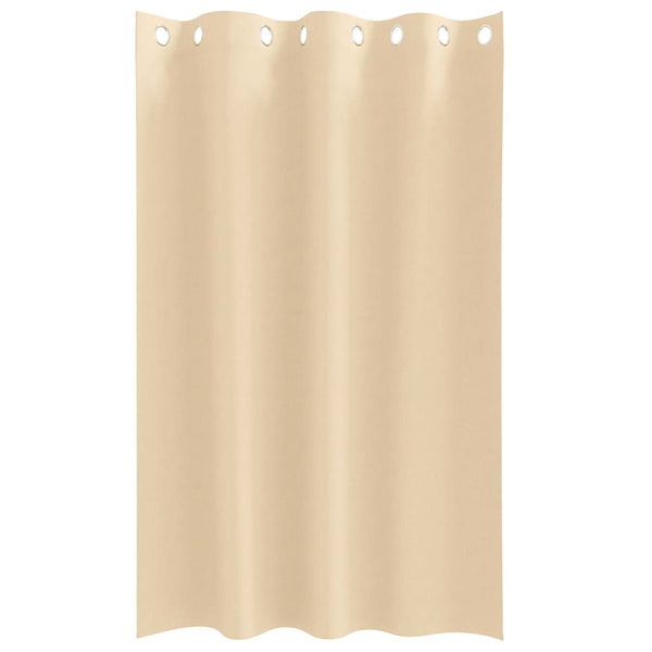 Pimentävä verho renkailla 2 kpl Kerma 175 x 140 cm Polyesteri