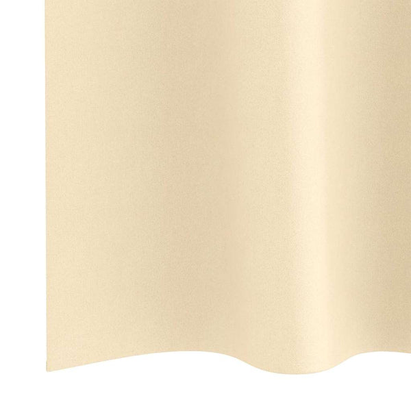 Pimentävä verho renkailla 2 kpl Kerma 260 x 140 cm Polyesteri