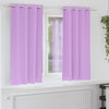 Pimentävä verho renkailla 2 kpl Violetti 175 x 140 cm