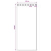 Pimentävä verho renkailla 2 kpl Violetti 225 x 140 cm