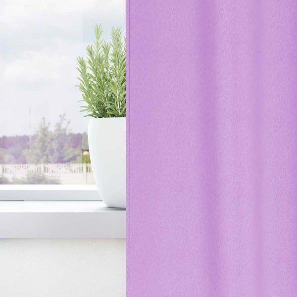 Pimentävä verho renkailla 2 kpl Violetti 245 x 140 cm