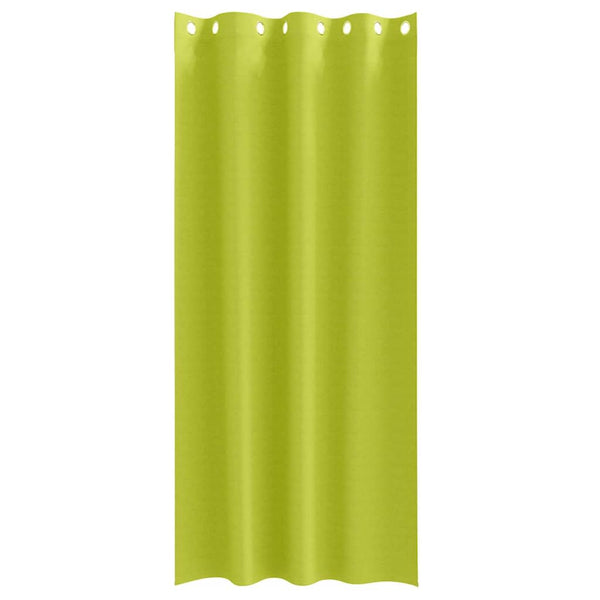 Pimentävä verho renkailla 2 kpl Vihreä 245 x 140 cm Polyesteri