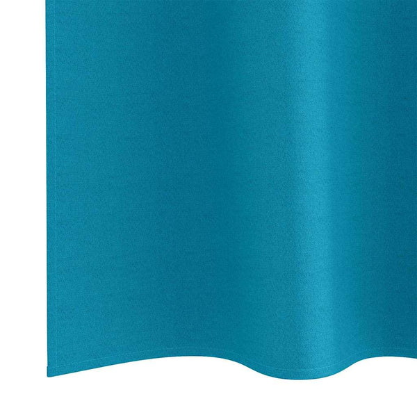 Pimentävä verho renkailla 2 kpl Turkoosi 260 x 140 cm