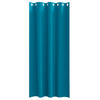 Pimentävä verho renkailla 2 kpl Turkoosi 260 x 140 cm