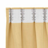 Pimentävä verho renkailla 2 kpl Beige 140 x 140 cm Polyesteri