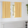 Pimentävä verho renkailla 2 kpl Beige 140 x 140 cm Polyesteri