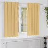 Pimentävä verho renkailla 2 kpl Beige 175 x 140 cm Polyesteri