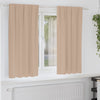 Pimentävä verho renkailla 2 kpl Taupe 175 x 140 cm Polyesteri