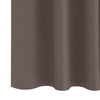 Pimentävä verho renkailla 2 kpl Tumma ruskea 260 x 140 cm