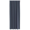 Pimentävä verho renkailla 2 kpl Antrasiitti 225 x 140 cm
