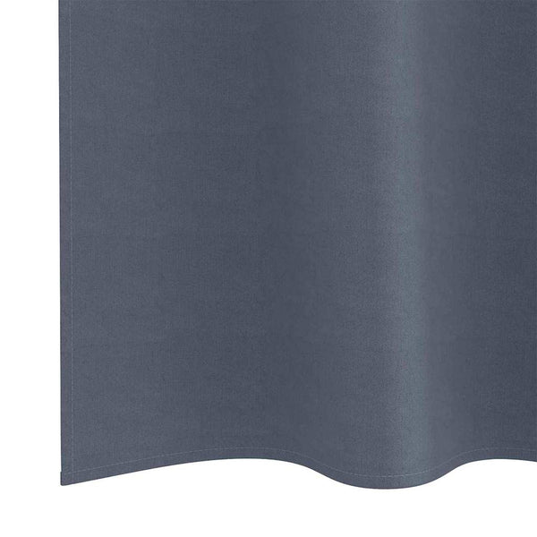 Pimentävä verho renkailla 2 kpl Antrasiitti 245 x 140 cm