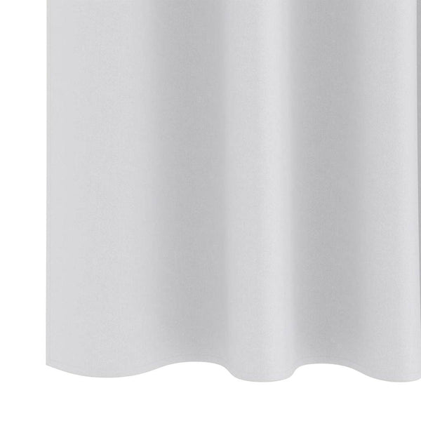 Pimentävä verho renkailla 2 kpl Vaalea harmaa 140 x 140 cm