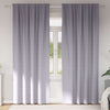 Pimentävä verho renkailla 2 kpl Metalli harmaa 245 x 140 cm