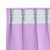 Pimentävä verho renkailla 2 kpl Violetti 225 x 140 cm