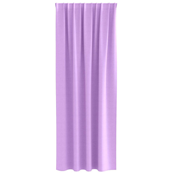 Pimentävä verho renkailla 2 kpl Violetti 245 x 140 cm