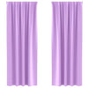 Pimentävä verho renkailla 2 kpl Violetti 260 x 140 cm