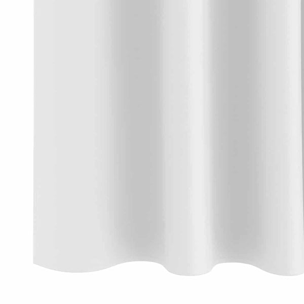 Pimentävä verho renkailla 2 kpl Kirkas valkoinen 260 x 140 cm