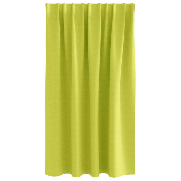Pimentävä verho renkailla 2 kpl Vihreä 140 x 140 cm Polyesteri
