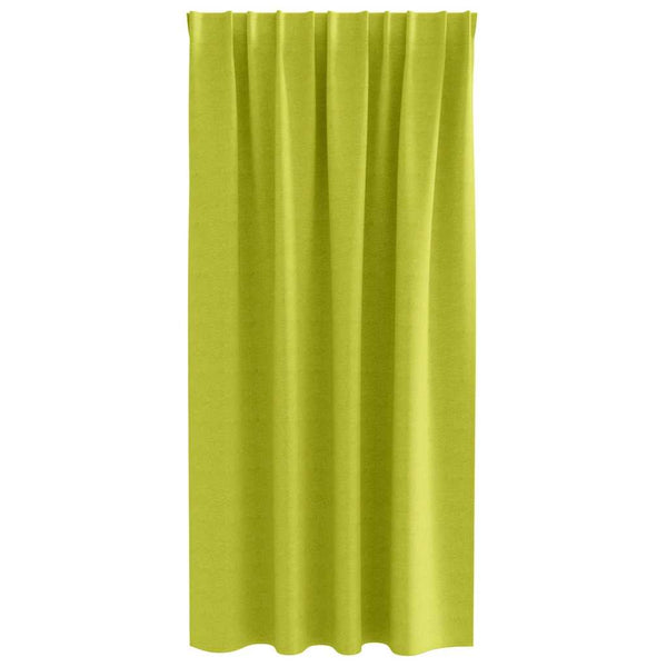 Pimentävä verho renkailla 2 kpl Vihreä 175 x 140 cm Polyesteri
