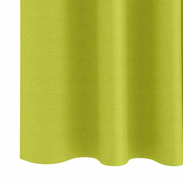 Pimentävä verho renkailla 2 kpl Vihreä 225 x 140 cm Polyesteri