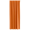 Pimentävä verho renkailla 2 kpl Hehkuva oranssi 245 x 140 cm