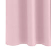 Pimentävä verho renkailla 2 kpl Vaaleanpunainen 260 x 140 cm